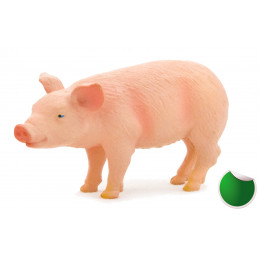 Cerdito decorativo de diseño compacto para estanterías, escritorios y decoración del hogar.