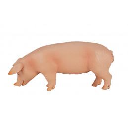 Figura de cerdo comiendo de la colección Mojo, adorno decorativo para estantería y escritorio.