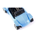 Buggy de juguete miniatura fabricado en metal y plástico resistente con enganche para acoplamiento.