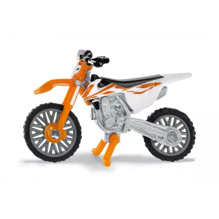 Maqueta de juguete de la moto de motocross KTM SX-F 450 en metal y plástico