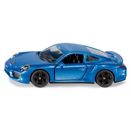 Coche de juguete Porsche 911 Turbo S en miniatura de metal con puertas abribles