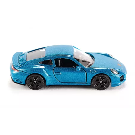 Coche de juguete Porsche 911 Turbo S en miniatura de metal con puertas abribles