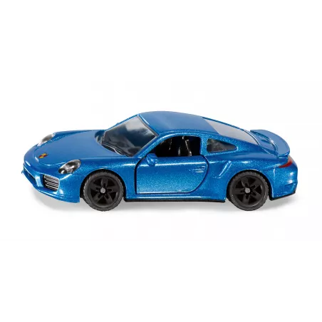 Coche de juguete Porsche 911 Turbo S en miniatura de metal con puertas abribles