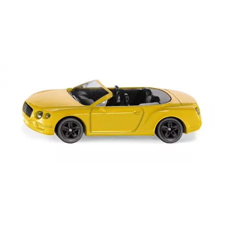 Coche de juguete Bentley Continental GT V8 Convertible de metal y plástico en miniatura.
