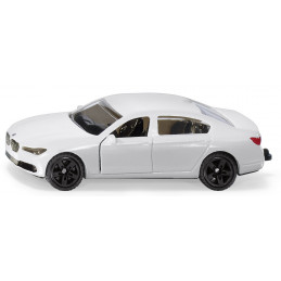 Coche de juguete BMW 750i en miniatura de metal y plástico con puertas abatibles