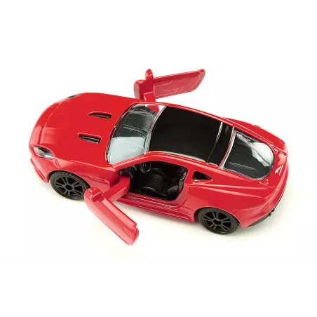 Coche de juguete Jaguar F-Type R en miniatura de metal con puertas que se abren.