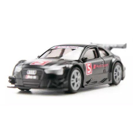Coche de juguete Audi RS 5 Racing de metal y plástico con detalles realistas de carreras.