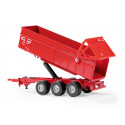 Tractor Massey Ferguson con remolque - Escala 1:87
