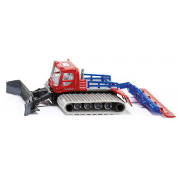 Vehículo quitanieves PistenBully a escala 1:87 en miniatura de metal y plástico