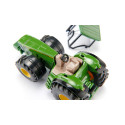 Tractor John Deere con remolque
