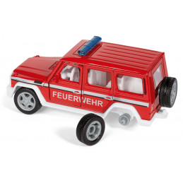Vehículo de bomberos de juguete Mercedes-AMG G65 a escala 1:50 con puertas practicables