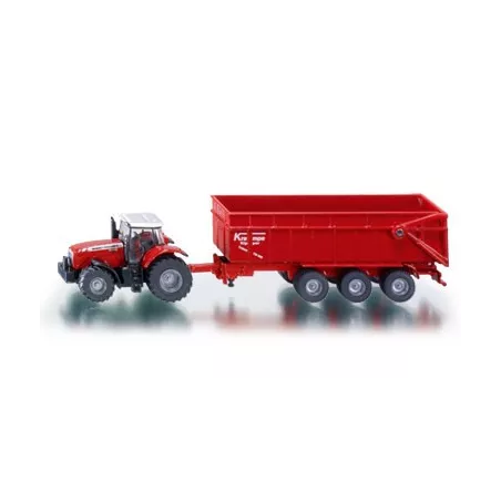 Massey Ferguson con remolque