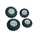 Ruedas neumaticas 2 x 260, 2 x 325x110