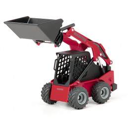 Minicargadora Manitou 3300V Siku a escala 1:32 con pala móvil y neumáticos agrícolas de juguete