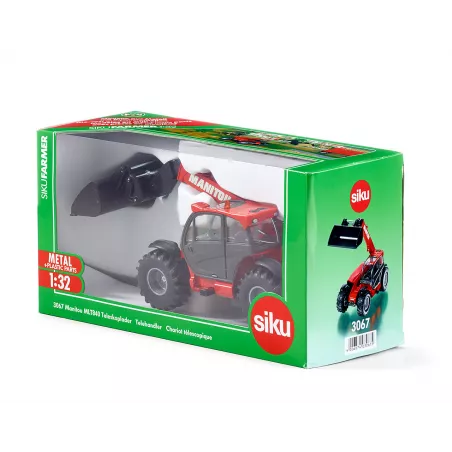Cargador frontal Manitou MLT840 a escala 1:32 fabricado en metal y plástico