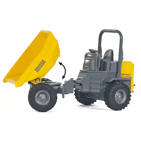 Dumper Wacker DW60 a escala 1:50, miniatura detallada de metal y plástico.