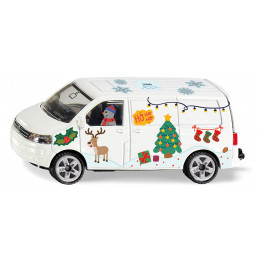 Juguete miniatura VW T5 Muñeco de nieve de metal y plástico con acoplamiento