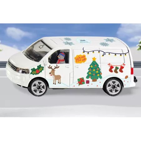 Juguete miniatura VW T5 Muñeco de nieve de metal y plástico con acoplamiento
