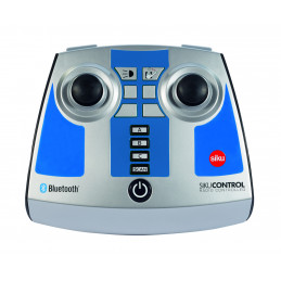 Módulo de control remoto Bluetooth para excavadora de orugas Siku, fabricado en metal y plástico resistente.