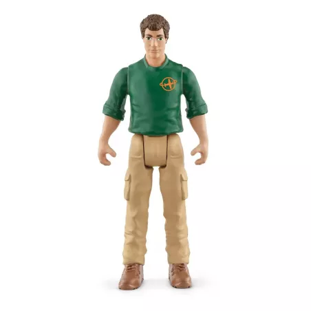Set de juguete Schleich Aventura en el desierto australiano con figuras de canguros, dingo y guardabosques Tom.