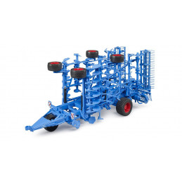 Cultivador de juguete LEMKEN Koralin 9 a escala 1:16 con brazos plegables para tractores Bruder.