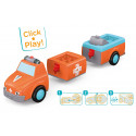 Ambulancia de juguete Amby y figura Anna de Toddys por Siku con sistema Click and Play.