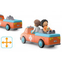 Ambulancia de juguete Amby y figura Anna de Toddys por Siku con sistema Click and Play.