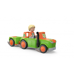 Tractor de juguete Siku Toddys Frank Farmy con remolque desmontable para niños a partir de 24 meses.