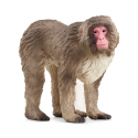 Figura realista de macaco japonés Schleich con pelaje espeso y detallado para niños y coleccionistas.