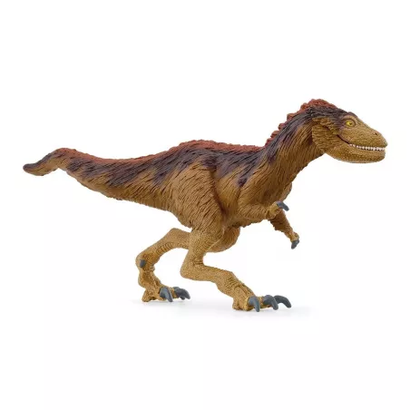 Figura de dinosaurio Moros Intrepidus de Schleich con diseño realista y atlético para coleccionistas.