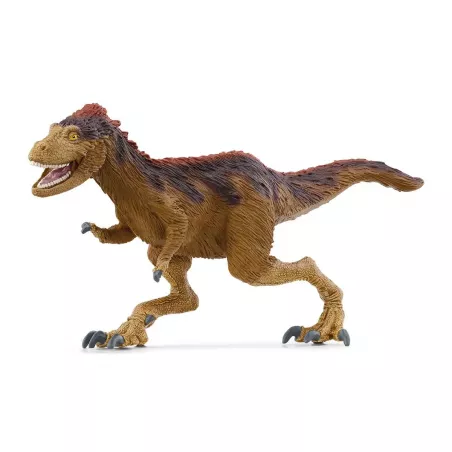 Figura de dinosaurio Moros Intrepidus de Schleich con diseño realista y atlético para coleccionistas.