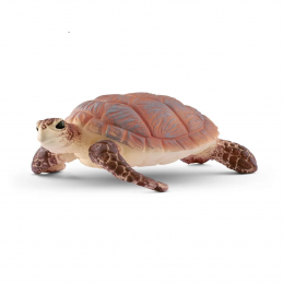 Figura detallada y realista de tortuga carey de Schleich para coleccionistas y juego educativo.