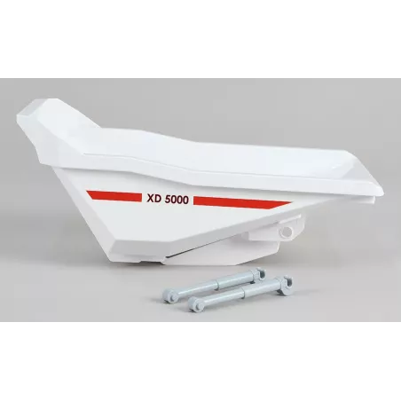 Camión dumper volcador Bruder a escala 1:16 de juguete para construcción infantil.