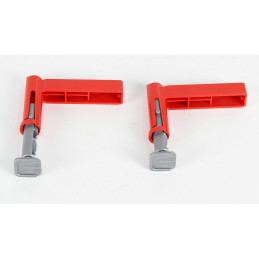 Soportes de grúa a escala 1:16 para camión de juguete MAN TGS, fabricados en plástico resistente.