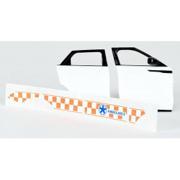 Puertas laterales de repuesto para Range Rover Ambulancia de juguete Bruder escala 1:16.