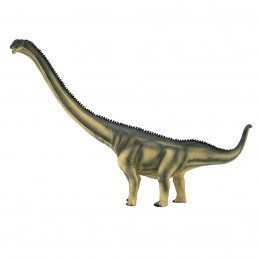 Figura realista del dinosaurio Deluxe Mamenchisaurus de Mojo con cuello extralargo y detalles anatómicos de colección.