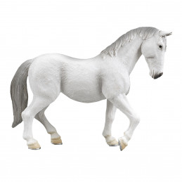 Figura detallada de yegua Lipizzaner de la marca Mojo para coleccionistas