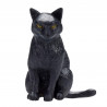 Gato Sentado Negro