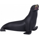 Figura detallada de león marino de California pintada a mano para juego y colección