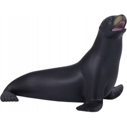 Figura detallada de león marino de California pintada a mano para juego y colección