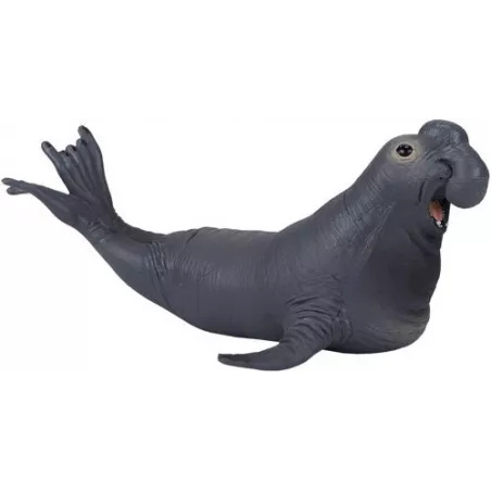 Figura realista de elefante marino Mojo para coleccionistas y juego educativo