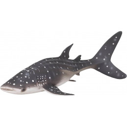 Figura de tiburón ballena Mojo, juguete educativo y realista para niños y coleccionistas.