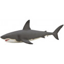 Figura de juguete realista de tiburón gran blanco para coleccionistas y juego educativo infantil.