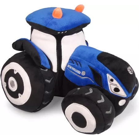 Réplica a escala detallada del tractor New Holland T7 de Universal Hobbies para coleccionistas.