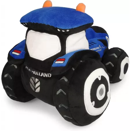 Réplica a escala detallada del tractor New Holland T7 de Universal Hobbies para coleccionistas.