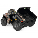 Tractor eléctrico infantil John Deere Gator HPX Camo de dos plazas con caja de carga para niños de 3 años.
