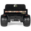 Tractor eléctrico infantil John Deere Gator HPX Camo de dos plazas con caja de carga para niños de 3 años.