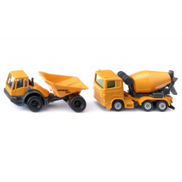 Set de vehículos de construcción de juguete Siku en metal y plástico resistente