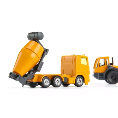 Set de vehículos de construcción de juguete Siku en metal y plástico resistente