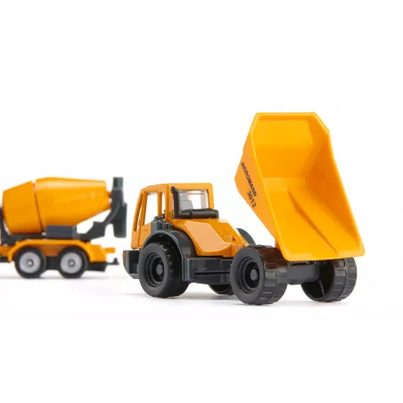 Set de vehículos de construcción de juguete Siku en metal y plástico resistente